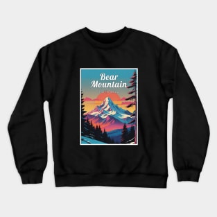 Bear Mountain ski California usa Crewneck Sweatshirt